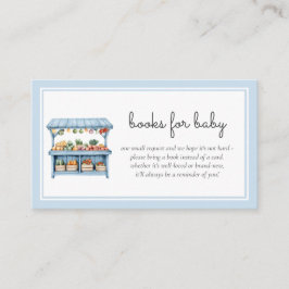 Bokar för Baby: Pojke Shower för jordbruksmarknade Tilläggskort