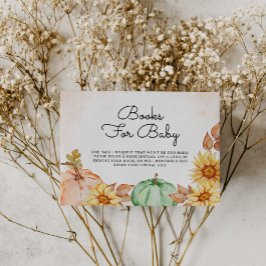 Bokar för Baby Pumpkins Sunwers Baby Shower Tilläggskort