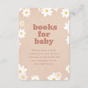 Bokar för Baby Retro Daisys Baby Shower Tilläggskort