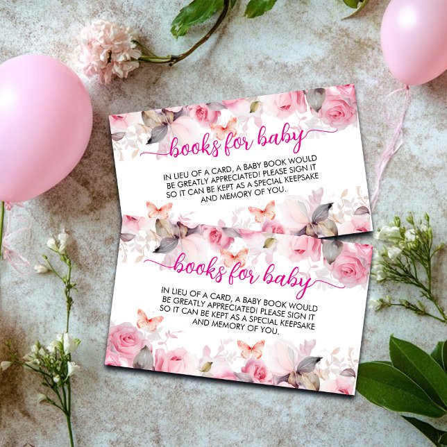 Bokar för Baby  Ro Baby Shower Tilläggskort (Skapare uppladdad)