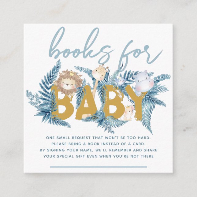 Bokar för Baby Safari Animals Tilläggskort (Framsida)