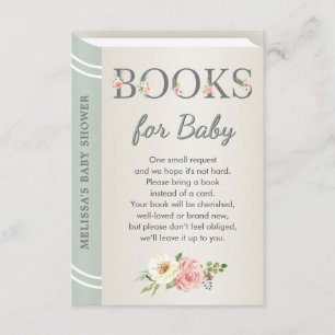 Bokar för Baby Sage Bibliotek Storybook Neutralt Tilläggskort