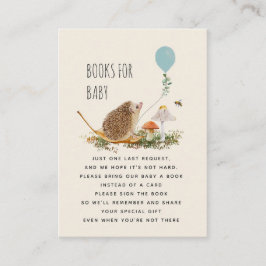 Bokar för Baby-svampar Hedgehog Balloon Boy Tilläggskort