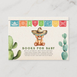 Bokar för Baby Taco Bear Boy Shower Fiesta Tilläggskort