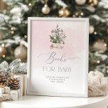 Bokar för baby-tecken. Winter rosa bokar för baby  Poster<br><div class="desc">Bokar för baby-tecken. Vinter rosa bokar för baby Poster Matchningsobjekt tillgängliga.</div>