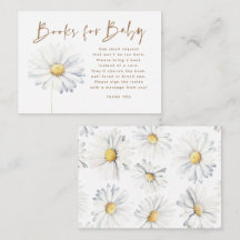 Bokar för Baby-visitkort för babyvisningsbegäran