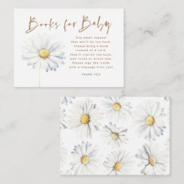 Bokar för Baby-visitkort för babyvisningsbegäran Tilläggskort