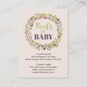 Bokar för Baby Wandeans Baby Shower Tilläggskort