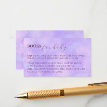 Bokar för Baby Watercolor Cloud Nine Baby Shower