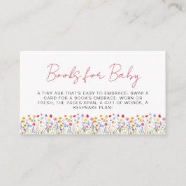 Bokar för Baby WildblomBaby Shower Garden Tilläggskort