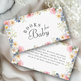 Bokar för Baby! Wildblomsterbabyskor Tilläggskort