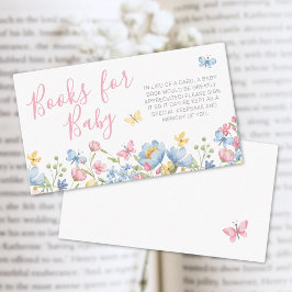 Bokar för Baby Wildblomsterbabyskor Tilläggskort