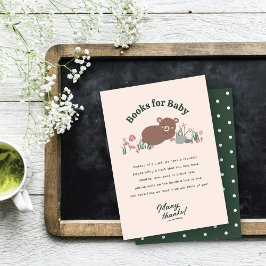 Bokar för Baby Woodland Bear Unge Small Tilläggskort