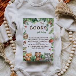 Bokar för Baby Woodland Botaniska babyduschen Tilläggskort