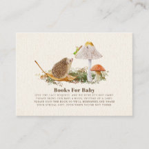 Bokar för babyskor Hedgehog Woodland Mushroom