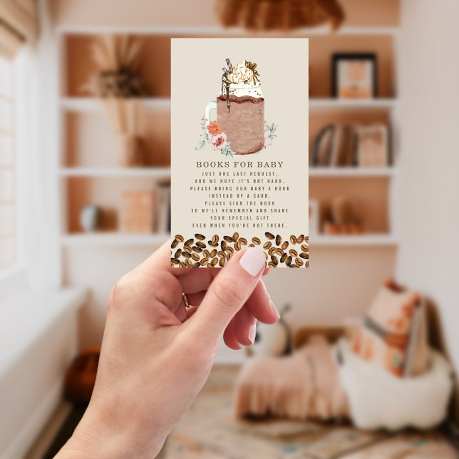 Bokar för begäran om Blommigt av missfärgad kaffea Tilläggskort (Skapare uppladdad)