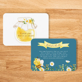 Bokar för boendekortet för Ba-Bee-inbjudan Tilläggskort