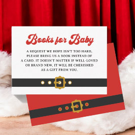 Bokar för Helgdag Santa Baby Baby Shower för Baby Tilläggskort