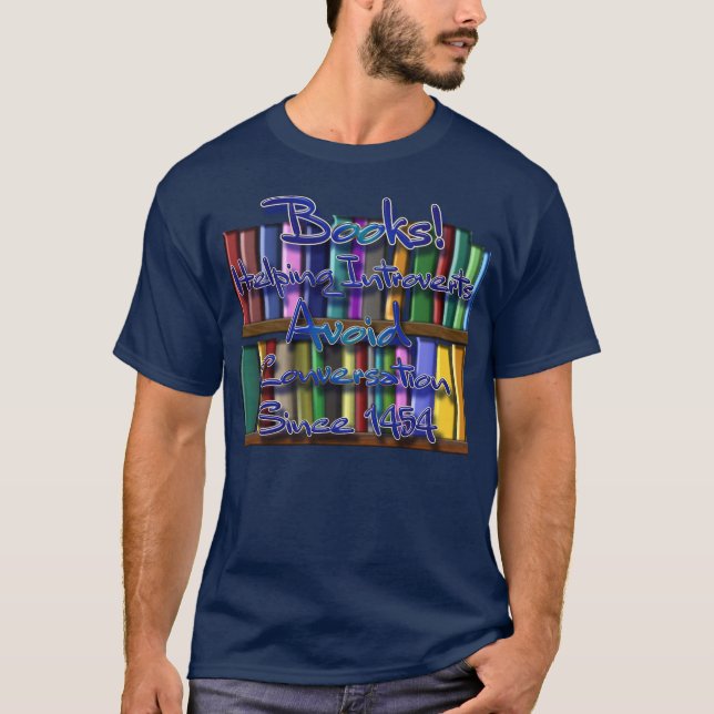 Bokar för inåtvändare t shirt (Framsida)