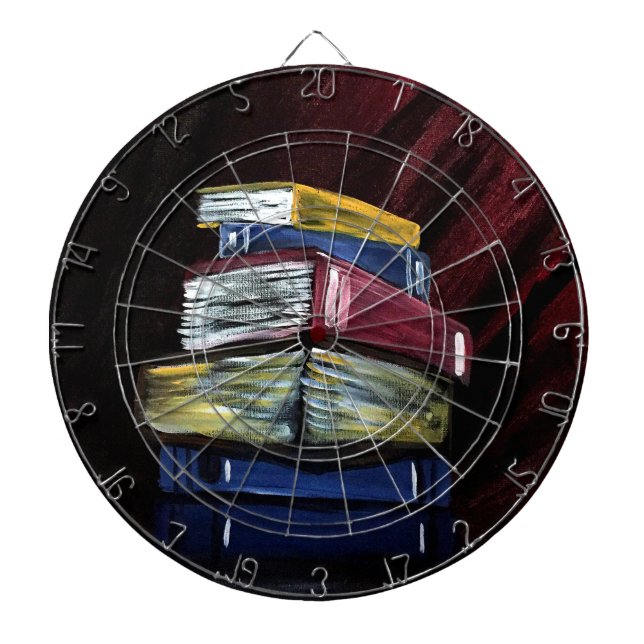 Bokar för kunskap darttavla (Framsidan)