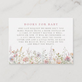 Bokar för  Meadow Baby Shower för Baby Tilläggskort