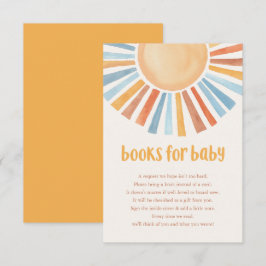 Bokar för pojke sunshine boho blue gult enclo tilläggskort