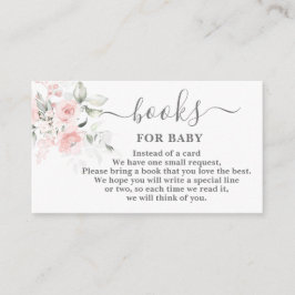 Bokar för Rosa av  Blommigt för Flicka-kort Tilläggskort