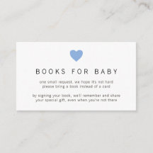 Bokar för spädbarnshusare med enkelt Cute Blue Hea