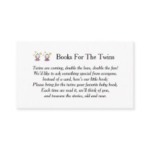 Bokar för Twillingarna Baby, begäran om Bok, Twin