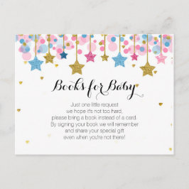 Bokar för Twinkle Little Star Baby Shower Vykort