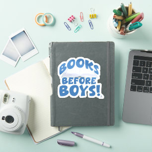 Bokar Före Boys Cheeky Roligt Reading Slogan Klistermärken