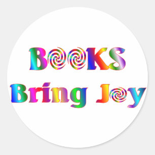 Bokar Get Joy Runt Klistermärke