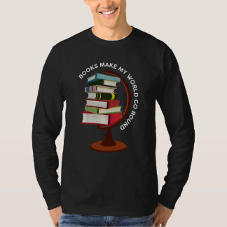 Bokar gör min världsrunda till Bok bibliotekarie T Shirt
