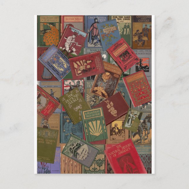 Bokar gyllene ålder vykort (Framsida)