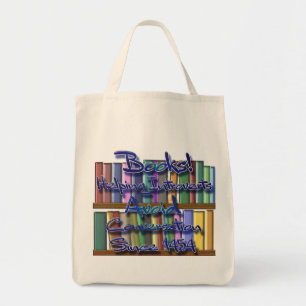 Bokar hjälper inåtvändarna. Tote Bag Tygkasse