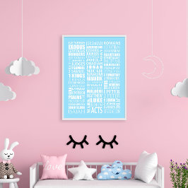 Bokar i Bibelns Poster Wall Art