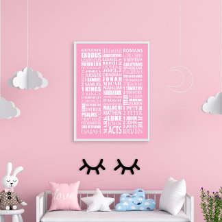 Bokar i Bibelns Poster Wall Art