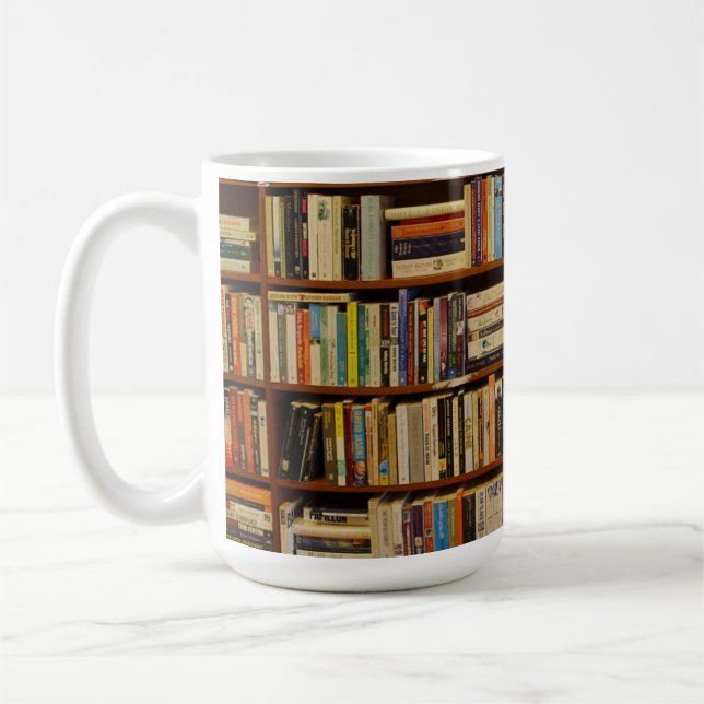BOKAR i BIBLIOTEK Kaffemugg (Vänster)