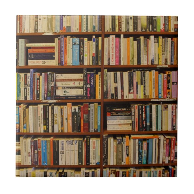 BOKAR i BIBLIOTEK Kakelplatta (Framsidan)