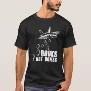 Bokar inte bomber Bok Reader Läslitteratur T Shirt