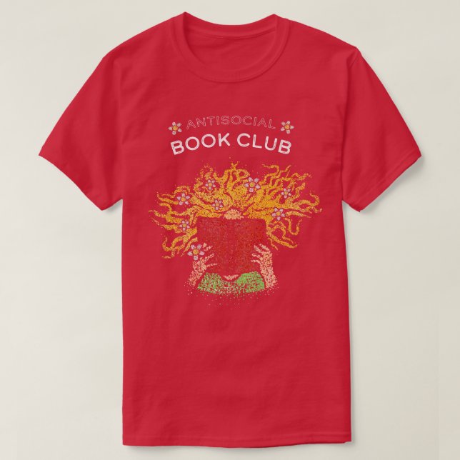 Bokar Introvert Bok Älskare Novels Bok Klubb T Shirt (Design framsida)