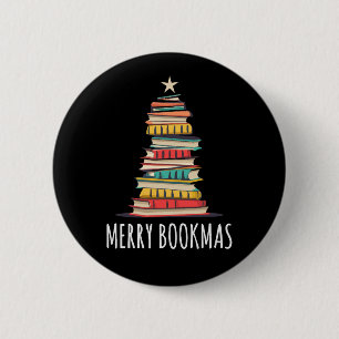 Bokar Julgran Merry Bookmas Knapp