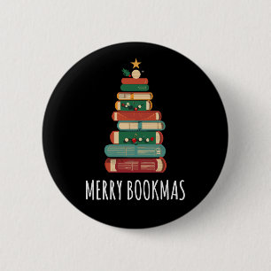 Bokar Julgran Merry Bookmas Knapp