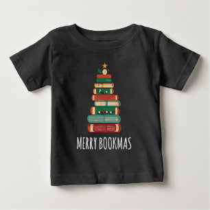 Bokar Julgran Merry Bookmas T Shirt