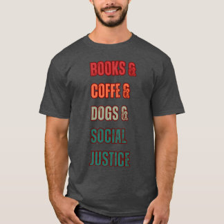 BOKAR KAFFE HUNDAR retro T Shirt
