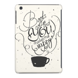 Bokar kaffe och dig gör mig lycklig