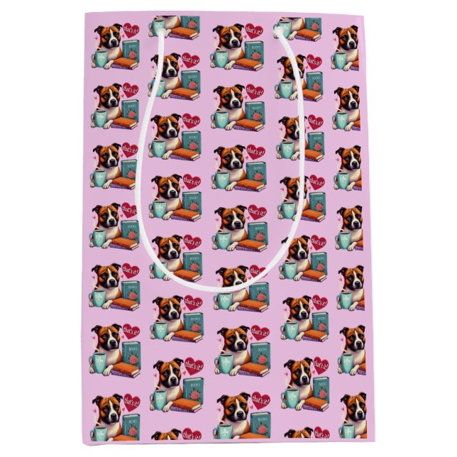 Bokar Kaffe-presentpåse i peony (Framsidan)