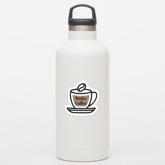 Bokar & kaffedispositionsmärke klistermärken