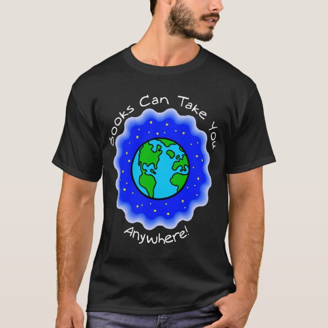 Bokar kan ta som dig, svärtar damer EDUN den Tee Shirt (Framsida)