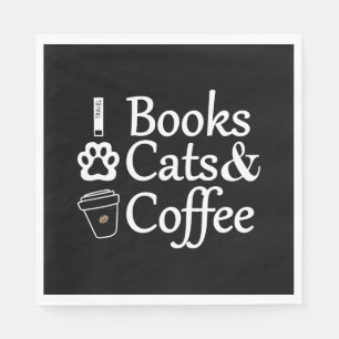 Bokar Katt och kaffe Pappersservett